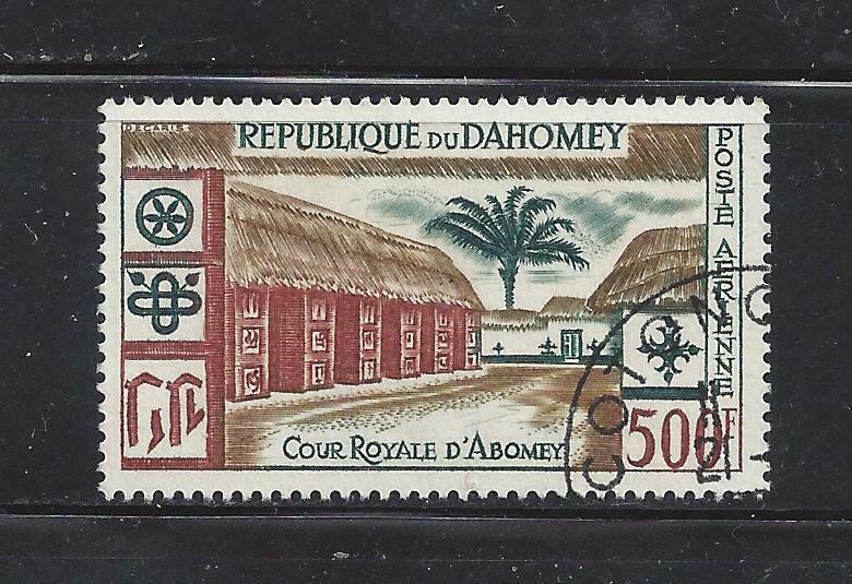 Dahomey (rep) - C15-c16 - Used -1960-61-royal Court Of Abomey, 1st Ann Adm To Un