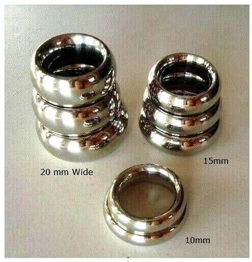 Solid Stainless Steel Donut Cock Glans Head / Shaft Rings - Custom Fit 21 Sizes!